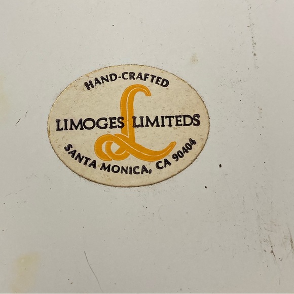 Limoges Storage & Organization Vintage Mcm Brass Enamel Cigarette